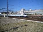 Der ETR 470 008 fuhr am 9.10.05 als CIS 154 nach Stuttgart in Zrich HB ein.