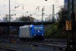 Die 185 535-2 von Crossrail rangiert in Aachen-West.