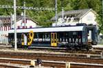 RegionAlps B Inova 414 mit Kanal 9 Werbung am 7.7.26 in Brig abgestellt.