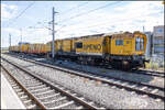 Im Bahnhof Deutschlandsberg laufen Tags�ber Vorbereitungen f�r den n�chtlichen Einsatz des Speno RR16 MS .