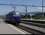 WRS - Lok 193 492-6 als Lokzug bei der durchfahrt im Bahnhof von Rotkreuz am 31.07.2020