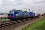 SBBCI 193 517 zieht ein Containerzug aus Venlo am 8 April 2021.