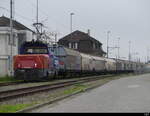SBB - Rangierlok Eem 923 009-5 im Güterbahnhof Biel am 12.11.2022