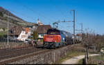 SBB Cargo Eem 923 015 / Ligerz, 3. März 2026<br>WLV-Zug 64506 Biel PO - Neuchâtel