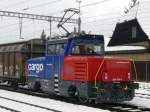 SBB - Rangierlok Eem 923 010-3 im Bahnhofsareal von Suhr am 15.12.2012