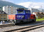 SBB - Rangierlok Eem 923 017-8 im Bahnhof von Sion am 09.05.2017