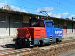 SBB - Rangierlok Eem 923 021-0 im Bahnhof Sion am 22.09.2014