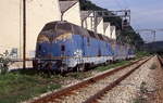 Lokomotiven für den  Blauen Zug  von Marschall Tito: 1957/58 beschaffte die JZ für den Salonwagenzug bei Krauss-Maffei drei Diesellokomotiven des Typs ML 2200 C'C', eine sechsachsige