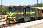 Als SRB-SV 740-101 angeschriebene (sollte eigentlich 745-101 sein) Lok der Type FAUR L45H am 11.August 2026 in der Stanica Sargan-Vitasi.