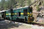 Als SRB-SV 740-101 angeschriebene (sollte eigentlich 745-101 sein) Lok der Type FAUR L45H am 11.August 2026 in der Stanica Krst.