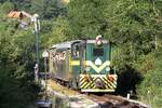 Als SRB-SV 740-101 angeschriebene (sollte eigentlich 745-101 sein) Lok der Type FAUR L45H am 11.August 2026 beim Einfahrsignal der Stanica Mokra Gora.