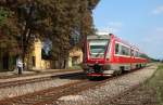 711 021 mit dem PT5412 von Novi Sad nach Bogojevo in Petrovac-Golzan am 22.08.14.