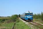 Ein unbekannter 712er am 22.08.2014 mit dem PT6455 von Sombor nach Vrbas.