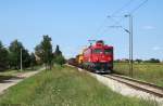 461 155 am 22.08.14. in  Stephanovicevo auf dem Weg nach Novi Sad.