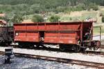 Sch�ttgutwagen ohne Betriebsnummer am 12.August 2026 in der Stanica Sargan-Vitasi.