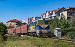753 781 mit einem Schiebeplanenwagenzug gen Dimitrovgrad in Nis 2.9.23