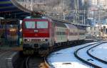 263 006 vor OS 4209 nach Sturovo am 09.02.2009 im Bratislava hl.st.