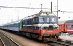 Diesellok 721043 rangiert am 2.5.2003 im Hauptbahnof von Kosice.