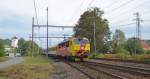 151 001-5 ČD mit Ex 141 „Beskyd“ Olomouc/Olmütz – Ostrava/Ostrau – Čadca (SK) – Žilina/Sillein fährt in den Silleiner Bahnknoten ein.