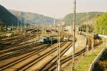 Blick auf den Bahnhof von Zvolen