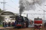 498 104 und ZSSKC 751 201-5, vermietet an den Albatros-Klub Bratislava und angeschrieben als CSD T478 1201, am 12.April 2014 Bf.