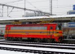 240 079-4, ZSSK Cargo steht abfahrbereit im Bahnhof Bratislava(SK). Aufgenommen bei winterlichem Wetter am 26.3.2013. 