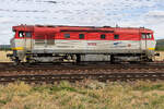 751 192 hat jetzt abgekuppelt in Leopoldov am 5 September 2026 und rangiert etwas südlich herum.