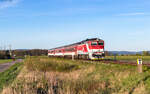 757 015 mit dem R 930 (Zvolen osobna stanica - Zilina) bei Bla�ovce 4.5.26  