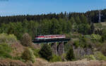 757 013 mit dem R 936 (Banska Bystrica - Zilina) auf dem Na Vode Viadukt 4.5.26  