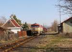 751 173 ZSSK Cargo (Rabbit Rail) zu sehen am 25.03.22 mit einem leeren Holzzug in Svatava Richtung Kraslice.