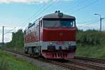 T478 1201 ist als Lz Richtung Bratislava Hauptbahnhof unterwegs. Bratislava Lamac, am 19.09.2010.