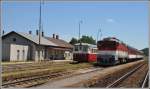 M 262 0124 und 754 033-9 in Lovinobaña. (04.07.2015)
