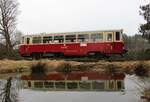 M 152 0391 (810 391-7) zu sehen am 03.02.24 in Potůčky zastávka.