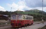 VT 810671 nach Poprad hlt am 17.5.2004 in Stara Lubovna.