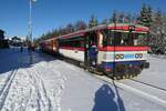 RCAS_811_021, eine slowakische Brotbüchse im Bahnhof Moldava v Krusn.