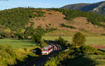 813 043 als R 927 (Plesivec - Kosice) bei Dvorn�ky-Včel�re 5.5.26
