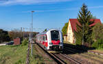 861 037 als Os 7560 (Horna Stubna obec - Vrutky) am Haltepunkt Kl�tor pod Znievom 4.5.26  
