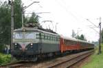 BR140 067-0 mit Personenzug  Goral  aus Katowice zu Bratislava in Bielsko-Biala Leszczyny am 01.08.2006