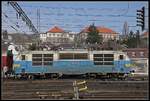 Seitenansicht der 350 004 in Bratislava Hlavna Stanica am 25.03.2018.