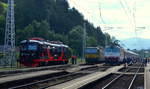 Slowakei: PL 181 039-9, 131 0322-6 & Zssk 350 008-9 in Ruzomberok 25.06.2020