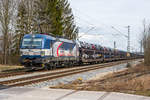Zssk Cargo 383 209 am 14.03.2020 bei Neufahrn 