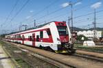 Slowakischer RegioPanter 661 809 steht am 25 Augustus 2021 in Zilina.
