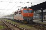 151 019-7 ČD mit Ex 148 „Hukvaldy“ („Burg Hochwald“) ilina/Sillein (08:27) – Čadca (SK) – Bohumn/Oderberg –  Ostrava/Ostrau – Prag (13:50); 29.09.2012