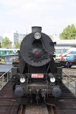 555 3008 am 12.April 2014 auf der Drehscheibe im Depot Bratislava V�chod.