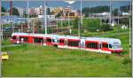 425.958-6 und 425.964-4 in der Verbindungskurve vom Depot zum Streckengleis in Poprad-Tatry.