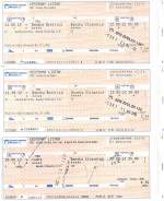 Fahrkarten in Richtung Bansk tiavnica/Schemnitz, Hoch- und Sptsommer 2012