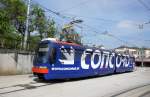 Slowakei / Straßenbahn Bratislava: Tatra K2S - Wagen 7113 ...aufgenommen im Mai 2015 am Hauptbahnhof von Bratislava.