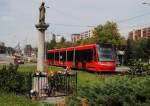 For City Plus 30T  7503 in der ulica M. Schneidra Trnavskeho unweit der Kreuzung mit der Hanulova ulica. ( 27.08.2015 ) 