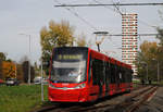 ForCity 30T 7524 bei der Einfahrt in die Endstelle Petrzalka - Jungmannova.