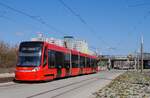 Bratislava: Tw.7505 hat soeben die Ausstiegsstelle Juzne Mesto hinter sich gelassen und n�hert sich nun der Wendeanlage. (19.05.2026)